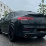 Back view from Mercedes GLE 63S AMG in Munich