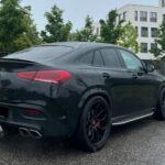 Back view from Mercedes GLE 63S AMG in Munich