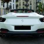 Back view from Ferrari Portofino in Berlin