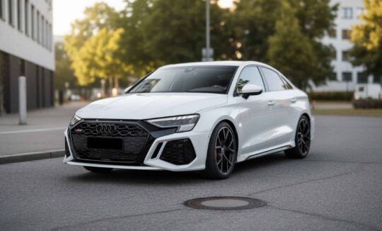 Audi RS3 Sedan in Munich Hero