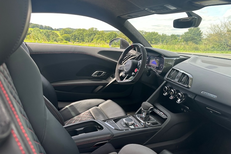 Interior from Audi R8 Performance in Dortmund