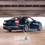 Back view from Ford Mustang GT Dark Horse in Düsseldorf