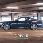 Side view from Ford Mustang GT Dark Horse in Düsseldorf