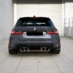 Heckansicht vom BMW M3 Competition Touring in Stuttgart