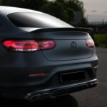 Back view from Mercedes GLC 63 S AMG in Frankfurt