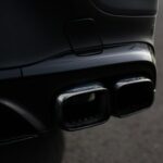 Back view from Mercedes GLC 63 S AMG in Frankfurt