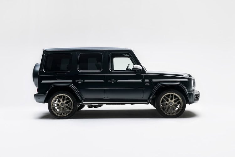 Side view from Mercedes G63 AMG in cologne