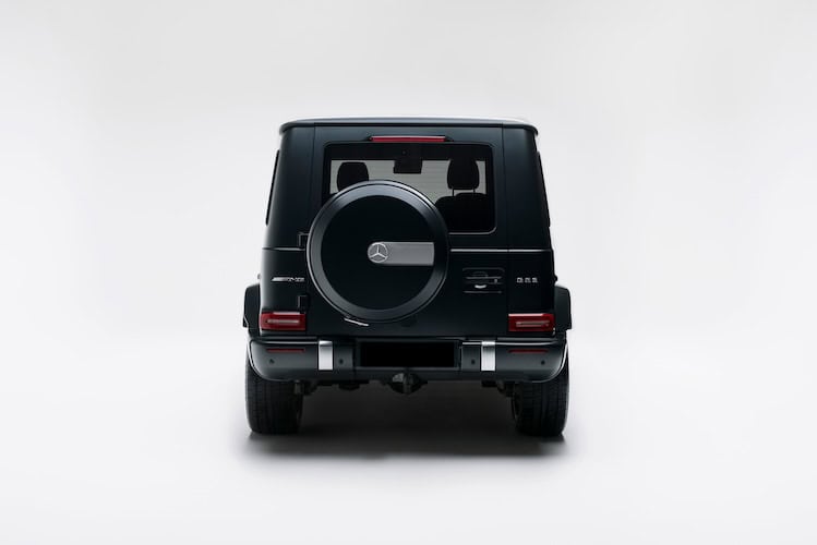 Back view from Mercedes G63 AMG in cologne