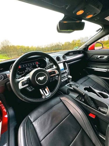 Interior from Ford Mustang GT in Hamburg