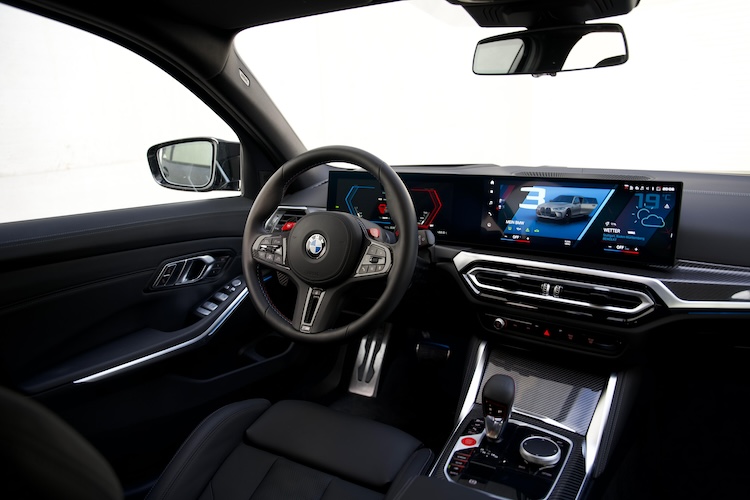 Interieur vom BMW M3 Competition Touring in Stuttgart