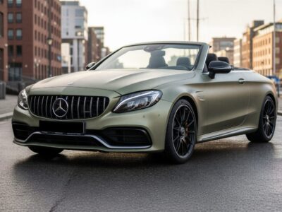 Rent a Mercedes C63S AMG Convertible in Hamburg Hero