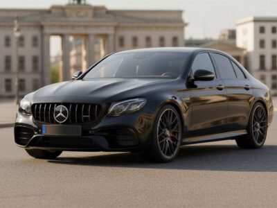 Rent a Mercedes E63S AMG in Berlin Hero