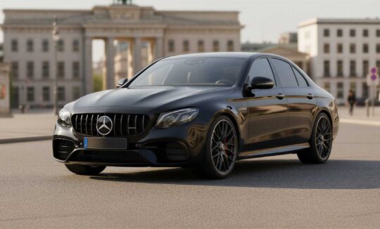 Rent a Mercedes E63S AMG in Berlin Hero