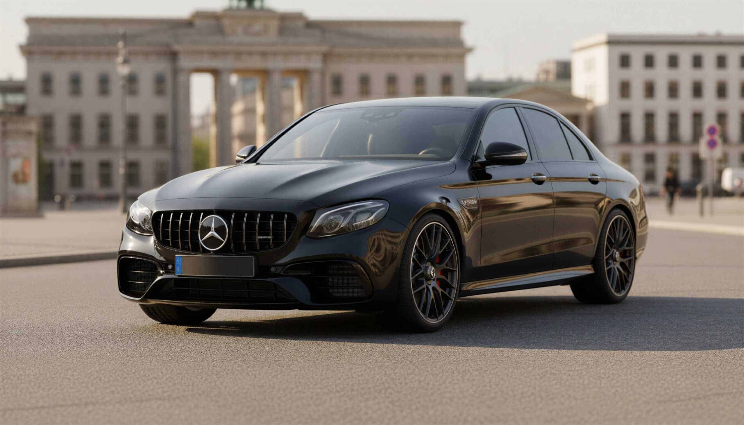 Rent a Mercedes E63S AMG in Berlin Hero