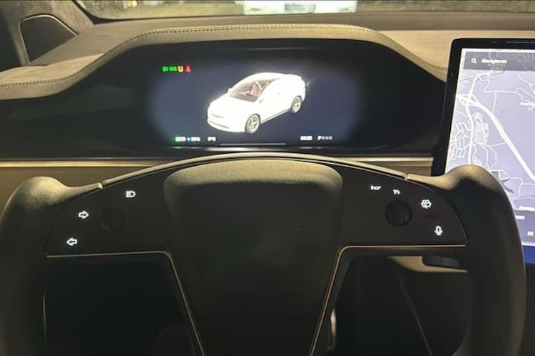 Interior from Tesla Model X Plaid in Dortmund