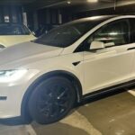Sideview from Tesla Model X Plaid in Dortmund