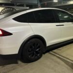 Sideview from Tesla Model X Plaid in Dortmund