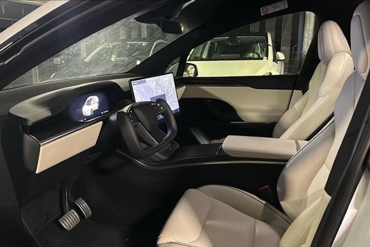 Interior from Tesla Model X Plaid