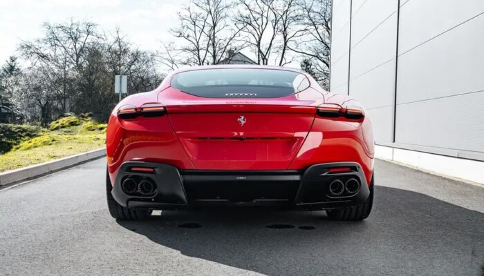 back site from Ferrari Roma in Frankfurt
