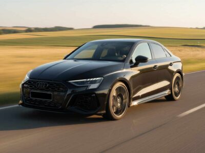 Front View of an Audi RS3 in Einbeck hero