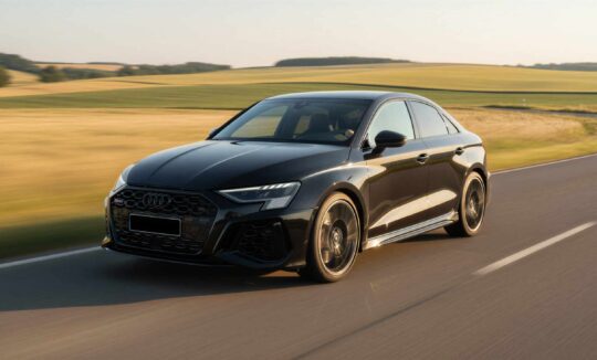 Front View of an Audi RS3 in Einbeck hero