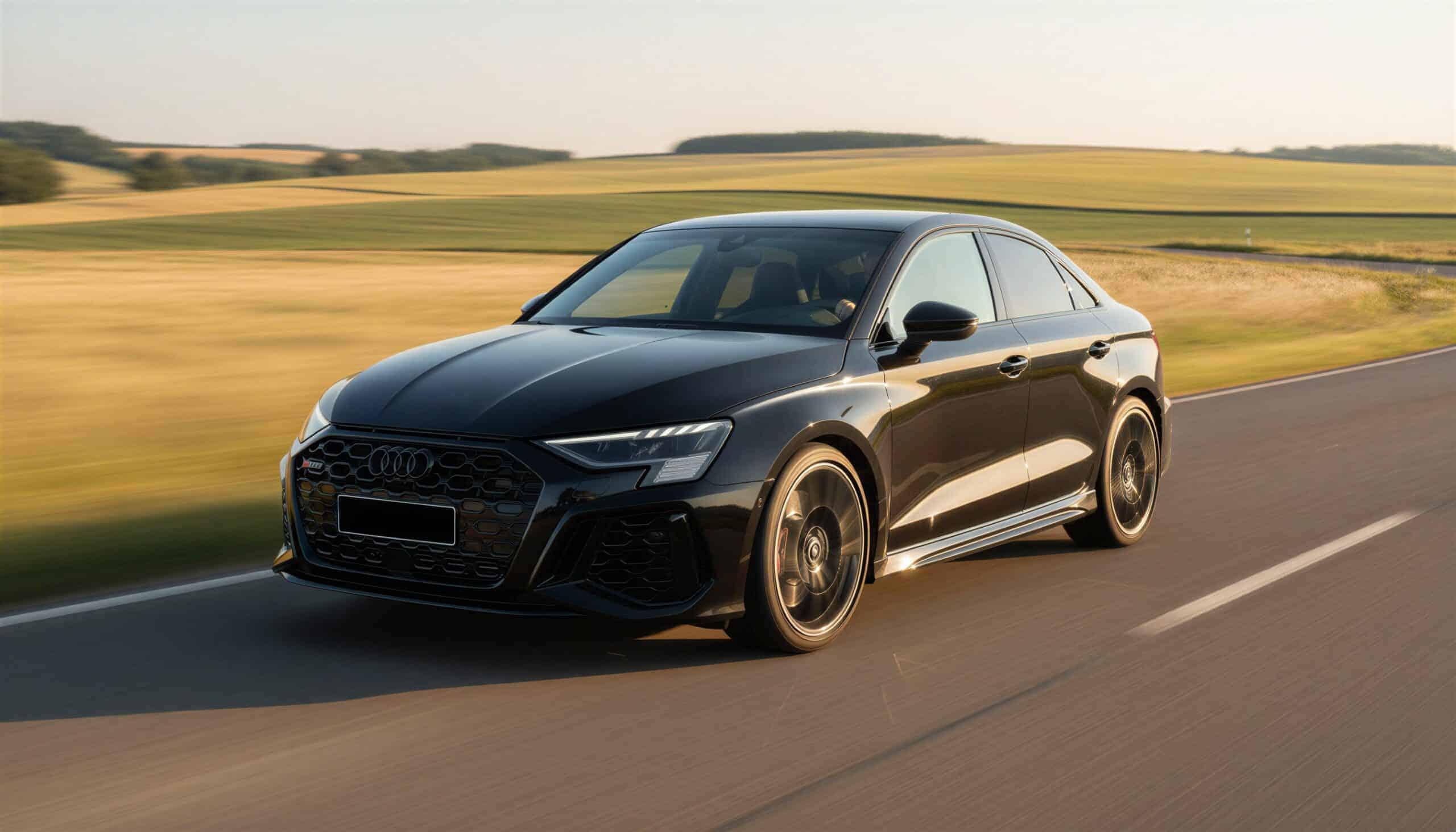 Front View of an Audi RS3 in Einbeck hero