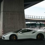 Sideview from Ferrari 488 GTB in Munich