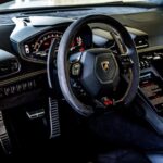 Interior from Lamborghini Huracan EVO in munich