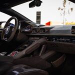 Interior from Lamborghini Huracan EVO in munich