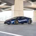 Sideview from Lamborghini Huracan EVO in munich
