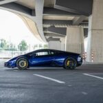 Sideview from Lamborghini Huracan EVO in munich