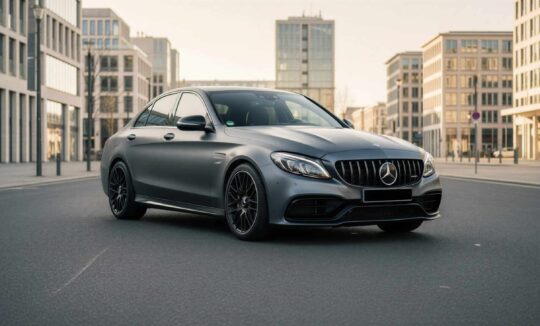 Rent a Mercedes-Benz C63S AMG in Berlin Hero