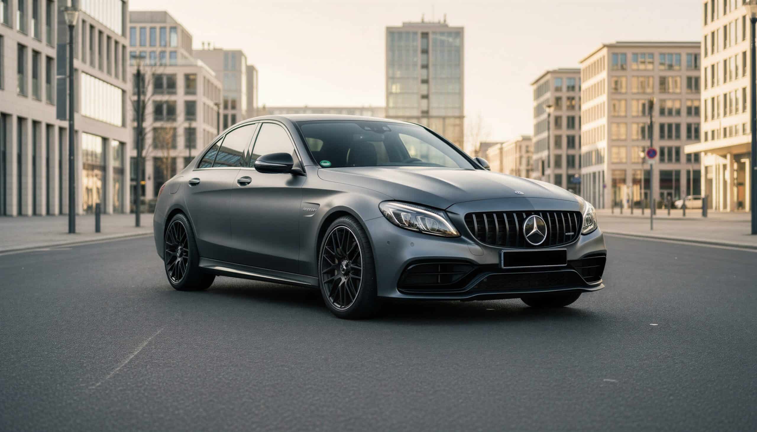Rent a Mercedes-Benz C63S AMG in Berlin Hero