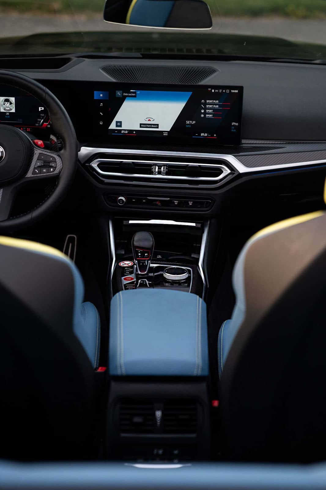 interior from BMW M4 Convertible in Munich