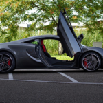Side view McLaren 570S in Munich