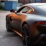 Side view of Aston Martin New Vantage in Munich