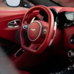 Interior view of Aston Martin New Vantage in Munich