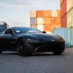 Front view of Aston Martin New Vantage in Munich