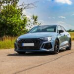 Front View of an Audi RS3 Sedan in Erfurt