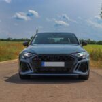 Front View of an Audi RS3 Sedan in Erfurt