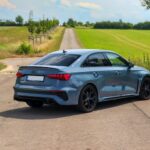 Side View of an Audi RS3 Sedan in Erfurt