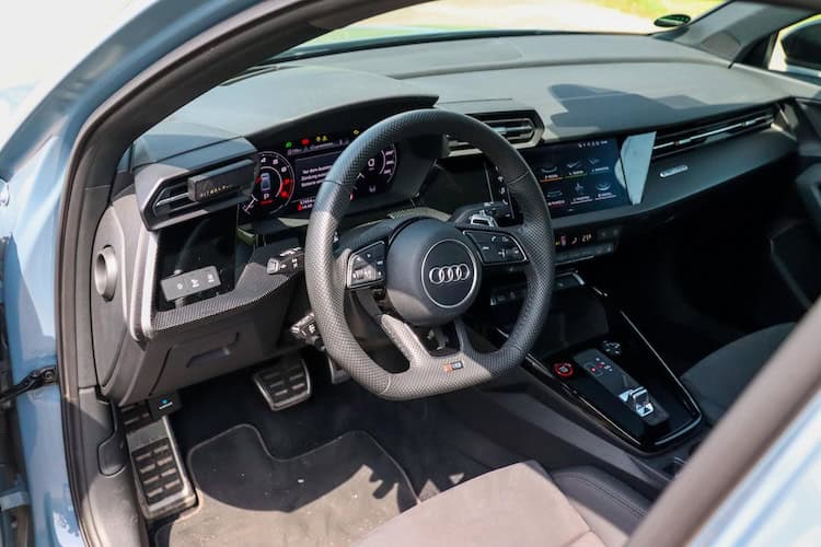 Interior View of an Audi RS3 Sedan in Erfurt