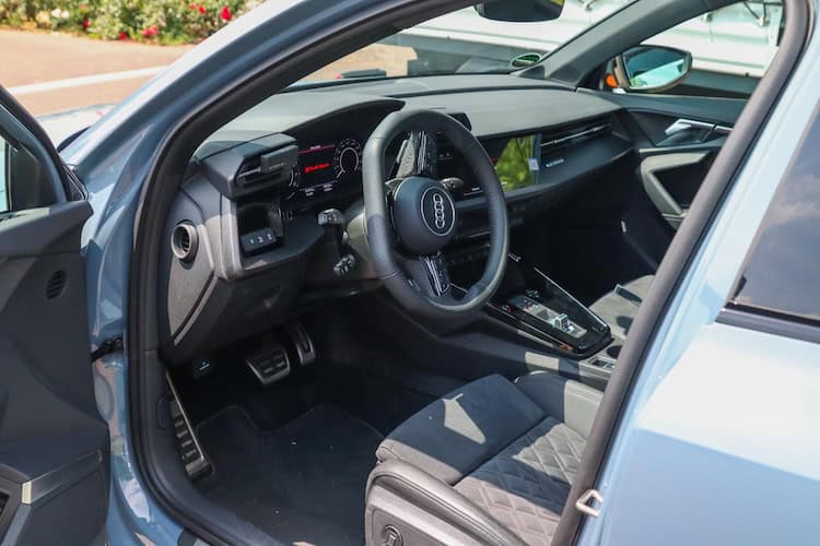 Interior View of an Audi RS3 Sedan in Erfurt