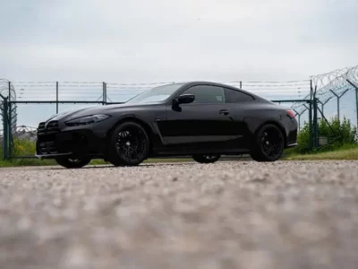 Front view of BMW M4 Competition LCI in Munich
