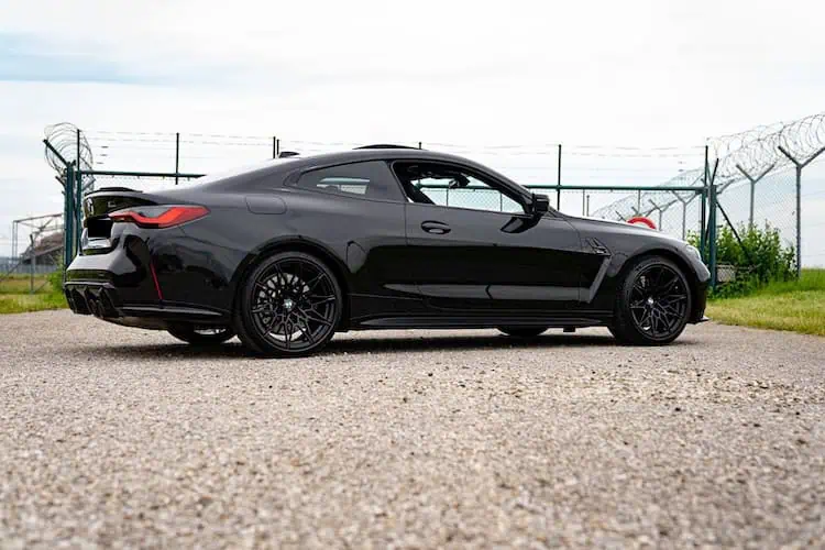 Side view of BMW M4 Competition LCI in Munich