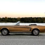 Side View of a Ford Mustang Convertible in Hamburg