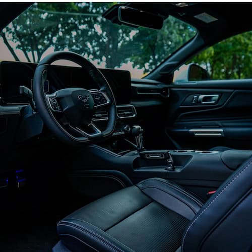 Interior View of Ford Mustang GT 2024 in Frankfurt