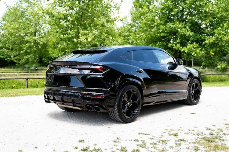 Back View of Lamborghini Urus in Munich
