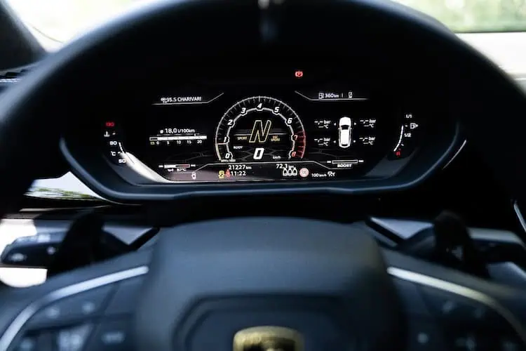 Interior View of Lamborghini Urus in Munich