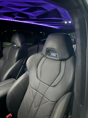 Interior View of a BMW-XM in Frankfurt